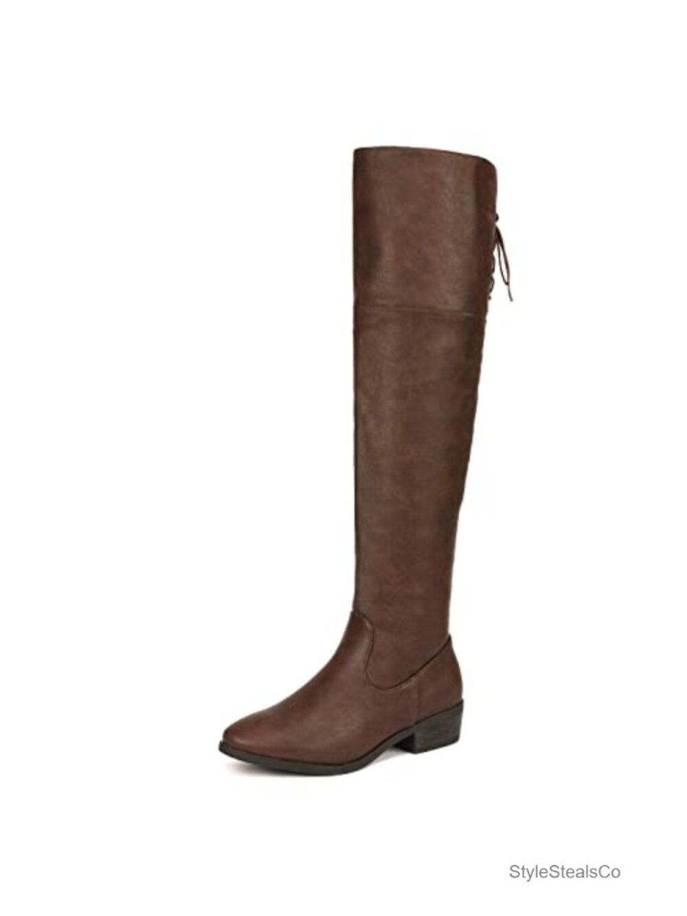 Women's Over the Knee Suede Riding Boots Pull-On Zip Flat Equestrian